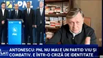 Crin Antonescu, mesaj extrem de dur pentru PNL: Partidul are o mare problemă de identitate/PNL a devenit un aparat de rămas la putere