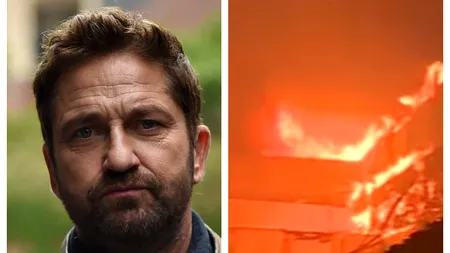 Vremuri DUREROASE pentru California. Casa lui GERARD BUTLER distrusă de incendiile de vegetație 