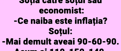 Bancul de duminică | Ce este inflația, de fapt