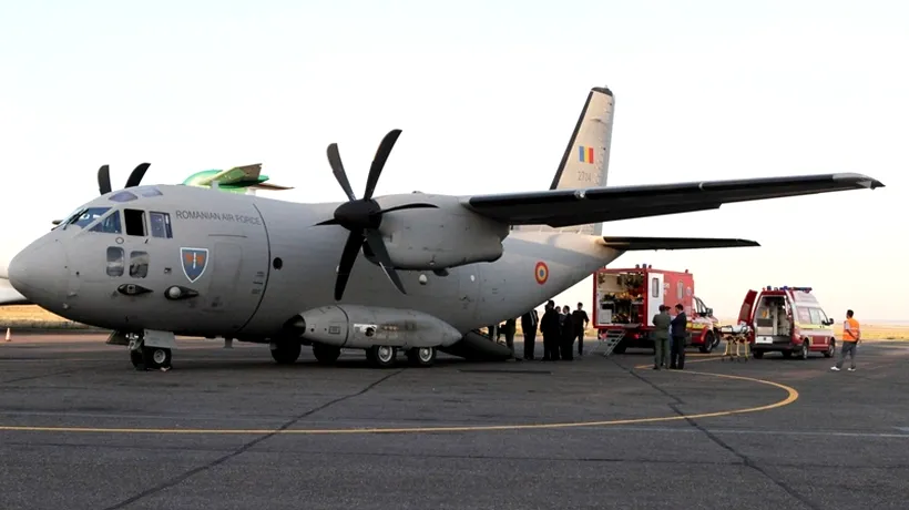 Un avion militar pleacă sâmbătă la Kiev pentru a aduce în București răniți în conflicte