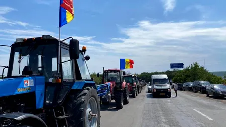 Agricultorii, protest în Piața Victoriei. Închiderea piețelor i-a adus în Capitală pe fermieri