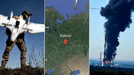 Ucraina a atacat cu drone una dintre cele mai mari rafinării de petrol ale Rusiei, situată pe Volga