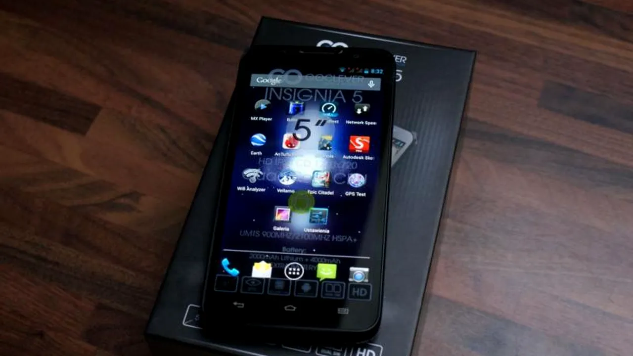 Review GOCLEVER Insignia 500 - un smartphone mid-range aparent comun