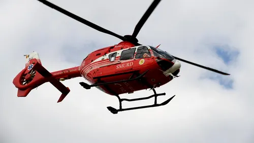 VIDEO | Un copil a căzut într-o carieră din județul Tulcea. Intervine elicopterul SMURD