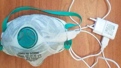 INEDIT. Cercetătorii israelieni au inventat o mască sanitară care distruge coronavirusul cu ajutorul căldurii generate de curentul electric de la un încărcător de telefon mobil