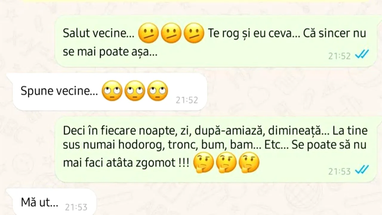 Bancul de marți | Vecinul zgomotos