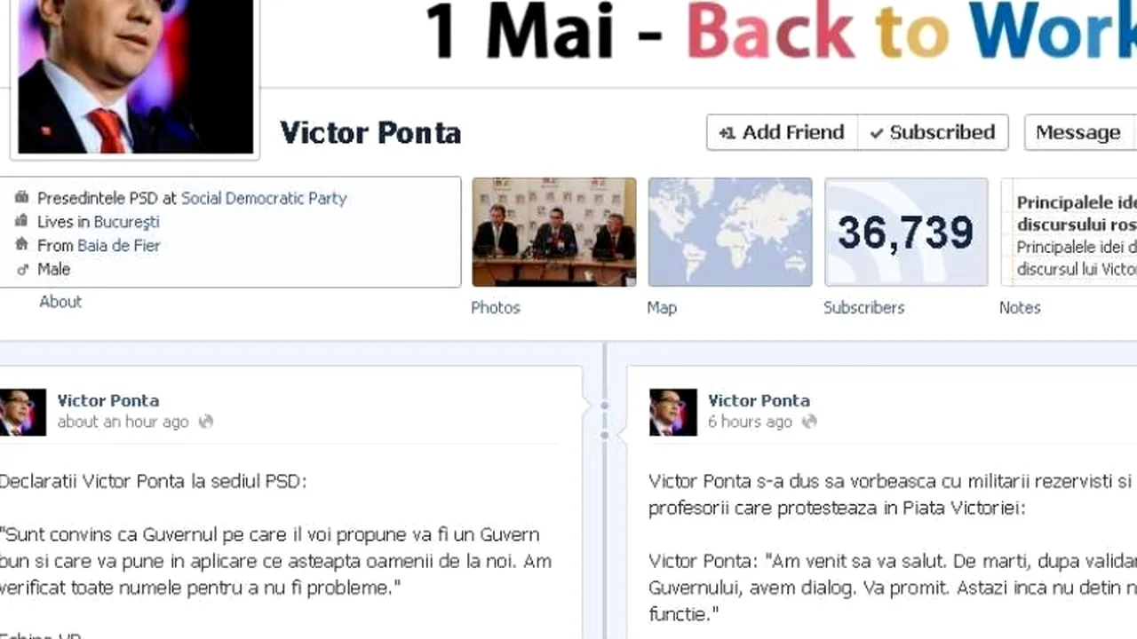 Guvernul Ponta. Premierul desemnat: 