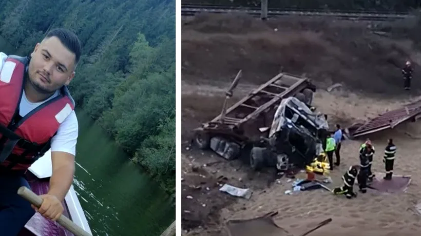 VIDEO| Cătălin, un șofer din Constanța, s-a prăbușit cu TIR-ul într-o prăpastie de 20 de metri. Băiatul împlinise 23 de ani