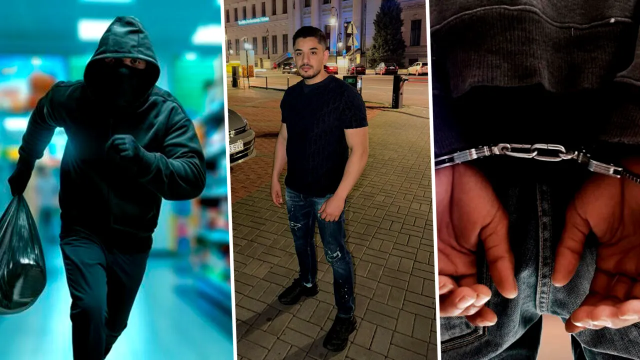 Fiul unui cunoscut milionar din Oltenia, prins în timp ce fura haine dintr-un magazin. Beizadeaua are deja o condamnare cu executare