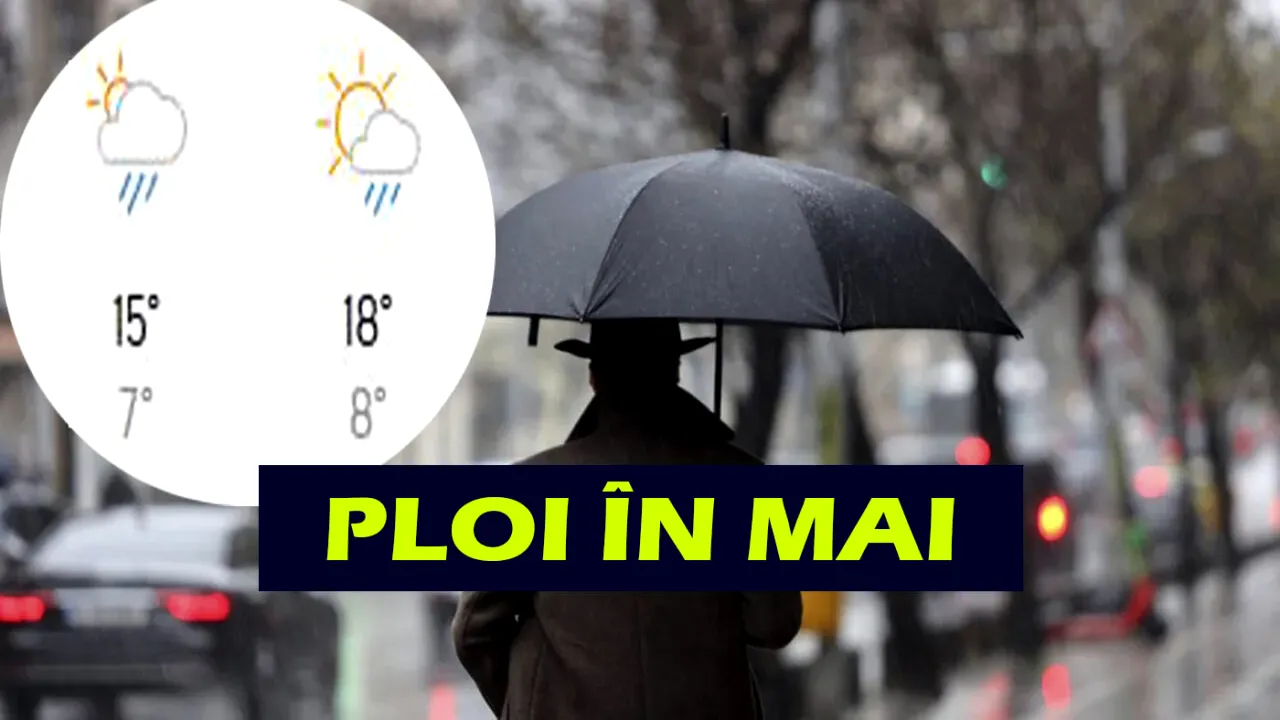 Meteorologii Accuweather anunță opt zile de ploi în Capitală în luna mai 2025. Temperaturi neobișnuite în prag de vară