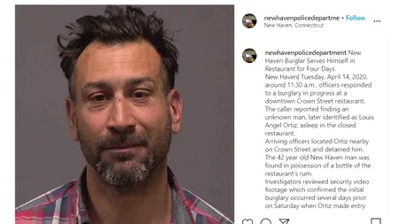 JAF. Un bărbat a spart un restaurant, închis din cauza COVID-19, și a mâncat și băut timp de patru zile pe săturate. Câte sticle goale de alcool au găsit polițiștii