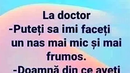 BANCUL ZILEI | La medicul plastician