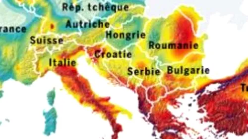 HARTA seismică a Europei. Câte cutremure au fost în România de la începutul lui 2013 până acum