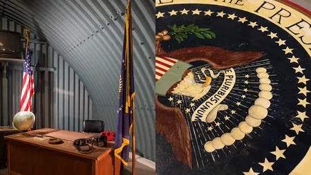 GALERIE FOTO:  Unde se pregăteau americanii să se ascundă de rachete