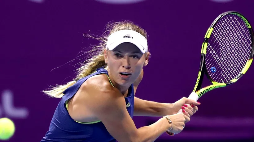 Caroline Wozniacki, eliminată de Petra Kvitova în semifinalele turneului de la Doha