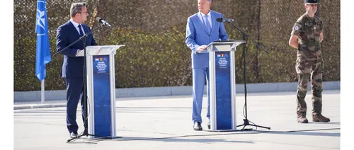 VIDEO | Președintele Klaus Iohannis și premierul Luxemburgului au discutat cu militarii NATO staționați la baza Cincu