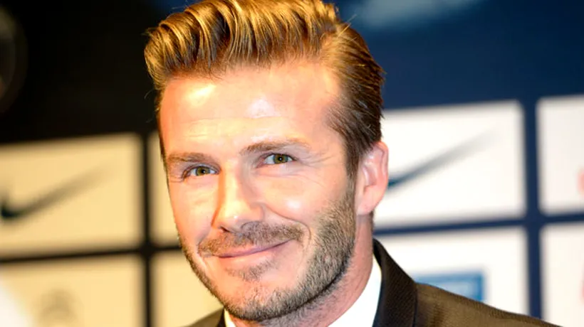 David Beckham surprins într-o ipostază adorabilă