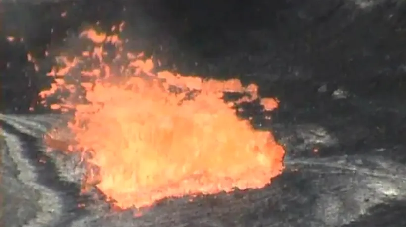 Ce s-ar putea întâmpla dacă un om ar cădea într-un vulcan. VIDEO