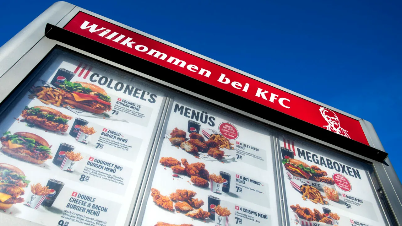 KFC le prezintă scuze nemților după un anunț publicitar care evoca „Noaptea de Cristal”
