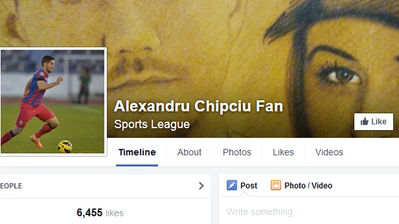 Chipciu și-a inaugurat o pagină pe Facebook care să-i cheme pe fanii Stelei la stadion