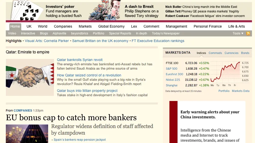 Site-ul Financial Times a fost piratat de hackeri