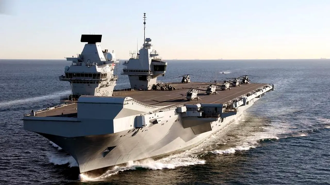 Focar de COVID-19 pe nava amiral a Marinei Regale Britanice