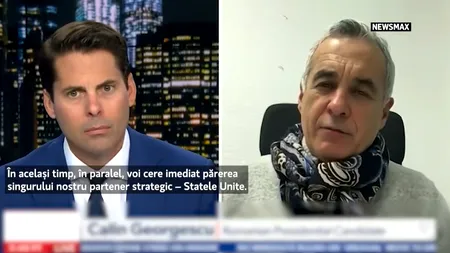 Călin Georgescu, interviu pentru NEWSMAX: Alegerile din mai vor fi o fraudă și mai mare / Donald Trump va hotărî ce facem cu baza NATO din România