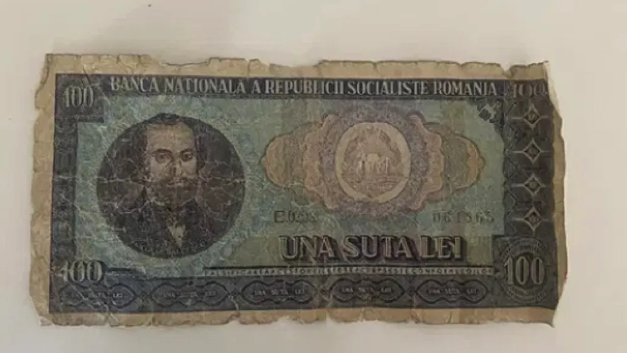 Suma uriașă cu care se vinde o bancnotă de 100 de lei din 1966. Ai una acasă?