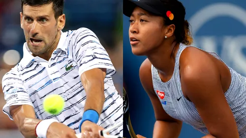 US Open 2019: Novak Djokovic și Naomi Osaka au fost desemnați favoriții turneului. A câta favorită este Simona Halep