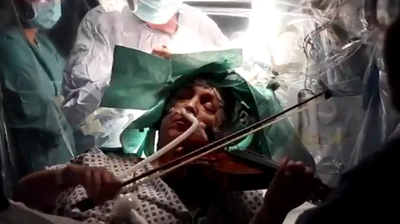 Londra: O tumoare cerebrală este eliminată, în timp ce pacientul cântă la vioară