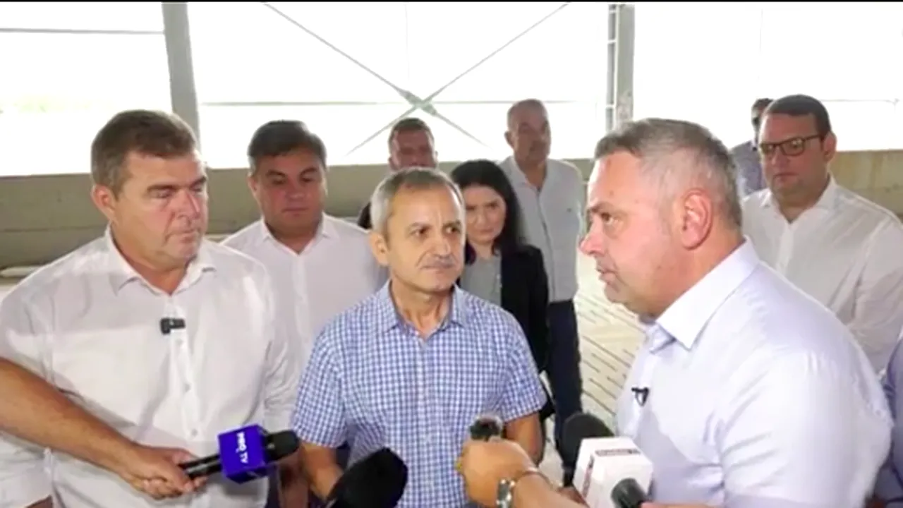 Florin Barbu, în vizită la o fermă de porci de 9,2 MILIOANE de euro: ,,90% din finanțare, de la ministerul Agriculturii