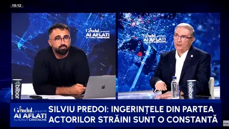 Silviu Predoiu: „POLITICIENII sunt foarte slabi și se simt amenințați de orice