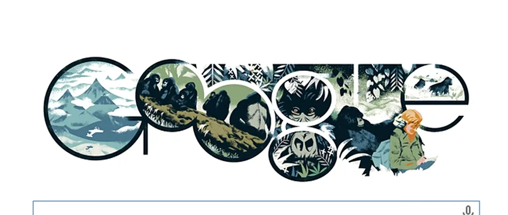 DIAN FOSSEY, „Doamna gorilelor, omagiată de Google la 82 de ani de la naștere. Povestea lui DIAN FOSSEY