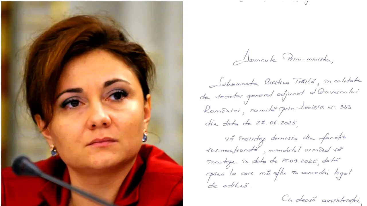 Cristina Trăilă, secretar adjunct al Guvernului, suspectă în dosarul DNA Bogos-Bolojan, a demisionat
