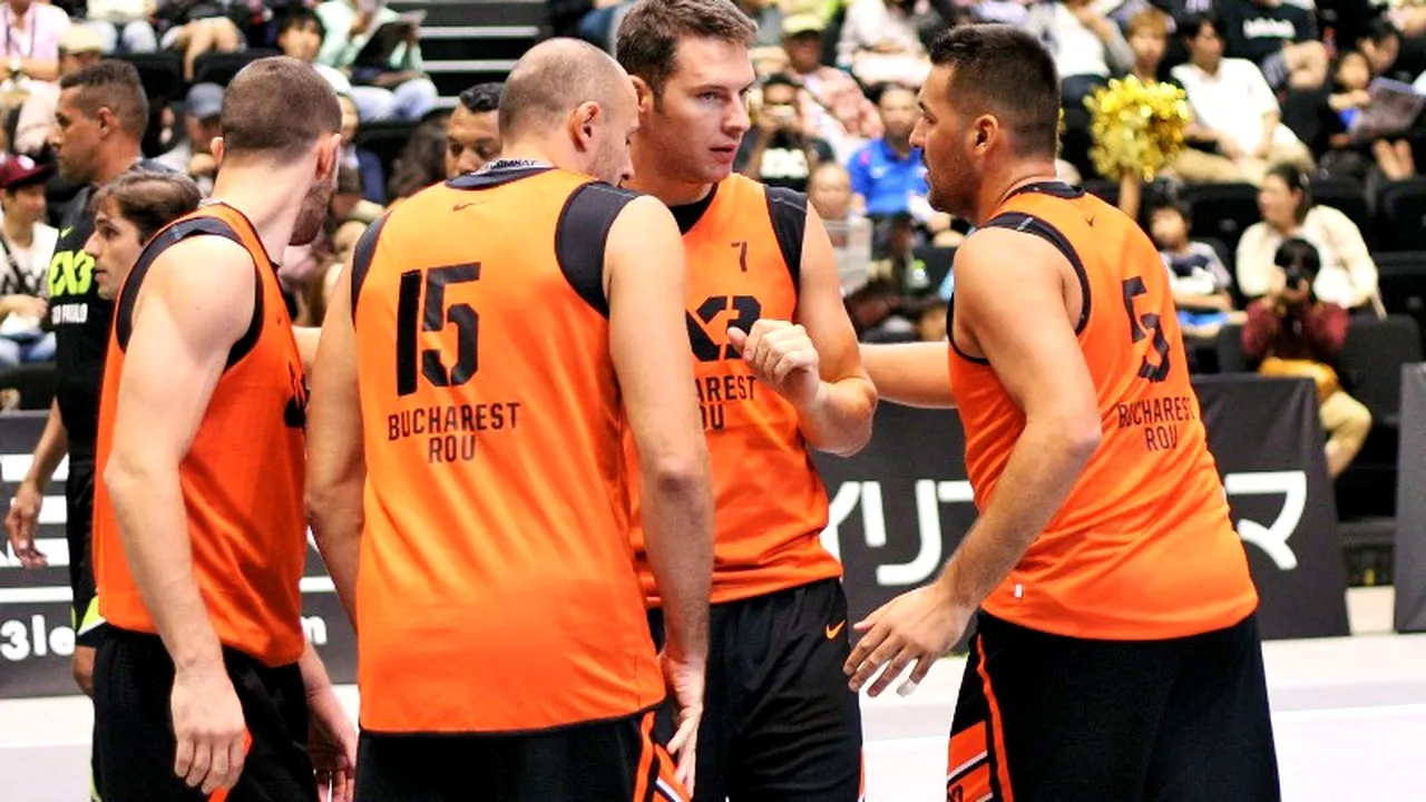 Echipa de baschet 3X3 a Bucureștiului a ocupat locul patru în FIBA 3x3 World Tour 2014
