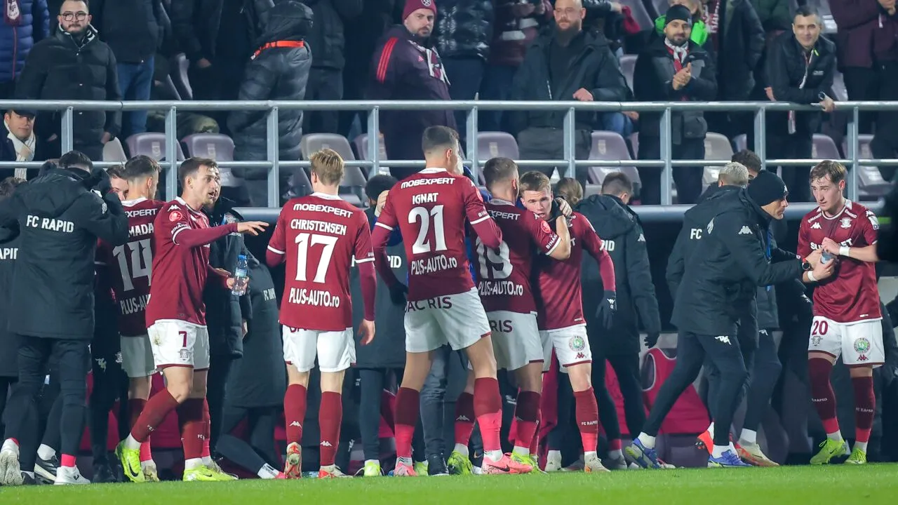 Rapid a învins Poli Iași, 2-1. Echipa lui Marius Șumudică e pe LOC de play-off. „Trebuie să le batem pe alea mari”