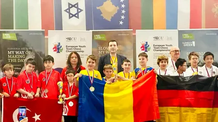România, primul LOC la Campionatul European de Şah la categoria sub 12 ani