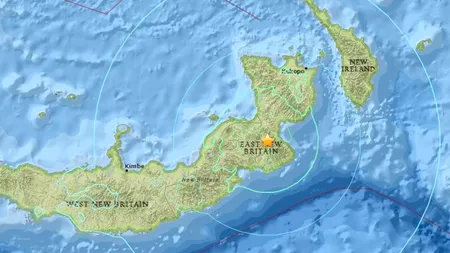 Cutremur de 7,1 grade în largul statului Papua Noua Guinee
