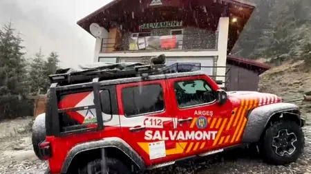 Ninge abundent pe Transfăgărăşan. Salvamontiştii argeşeni sunt pregătiţi să intervină