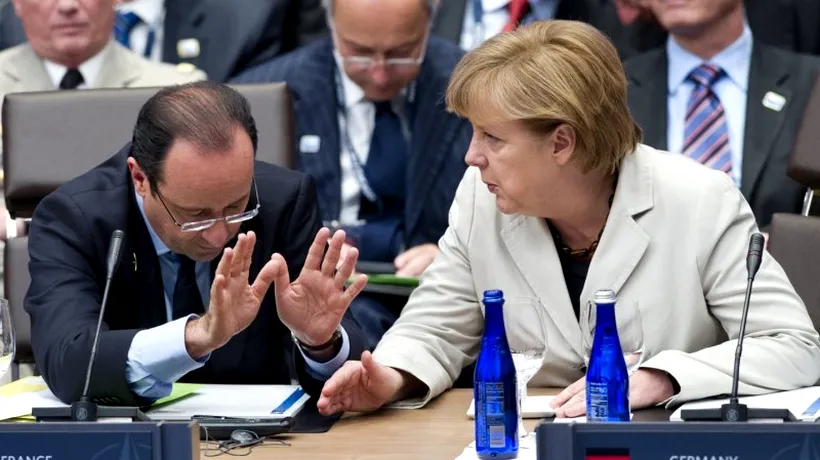 Divergențe pe axa Paris-Berlin. Merkel și Hollande nu se înțeleg în privința Greciei
