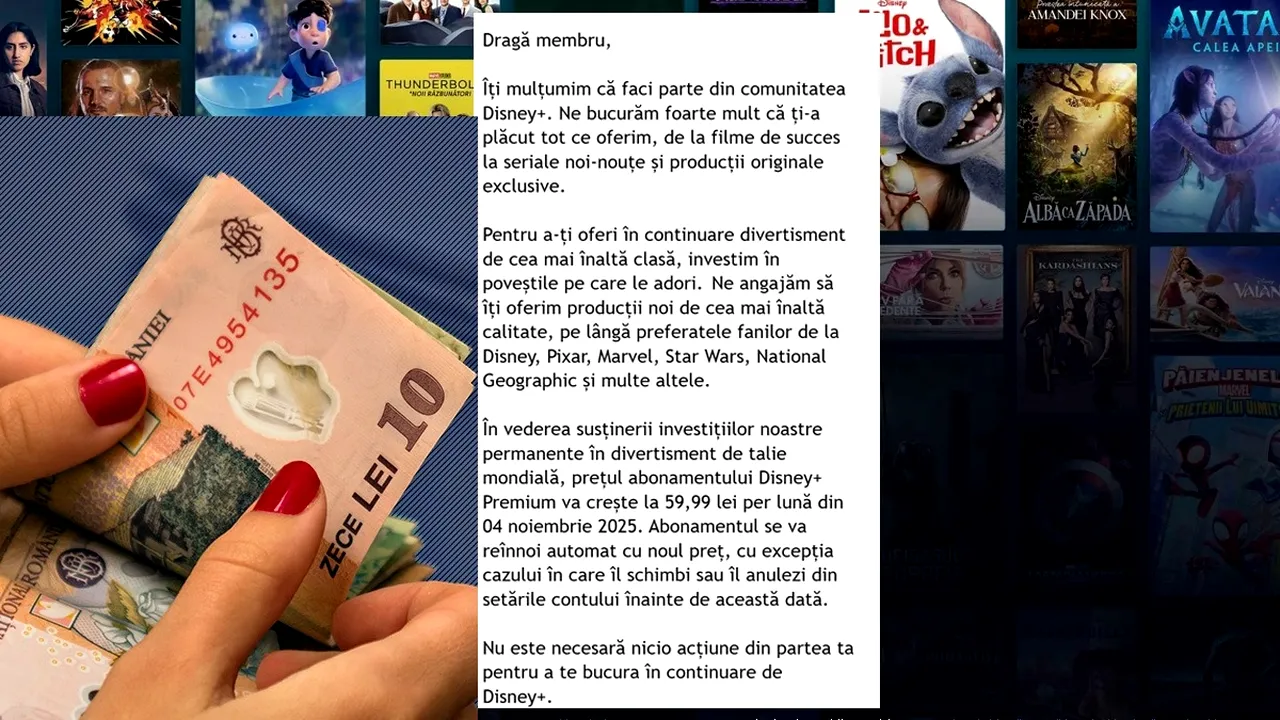 După HBO Max, o altă platformă de streaming anunță SCUMPIRI semnificative pentru abonații din România. Tariful lunar va crește din 4 noiembrie 2025