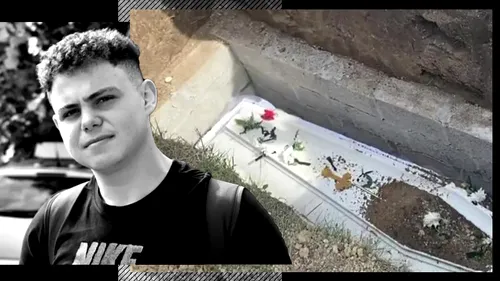Tânărul carbonizat la Iași a fost înmormântat: „Rămas bun, iubirea mea! Te iubesc!”