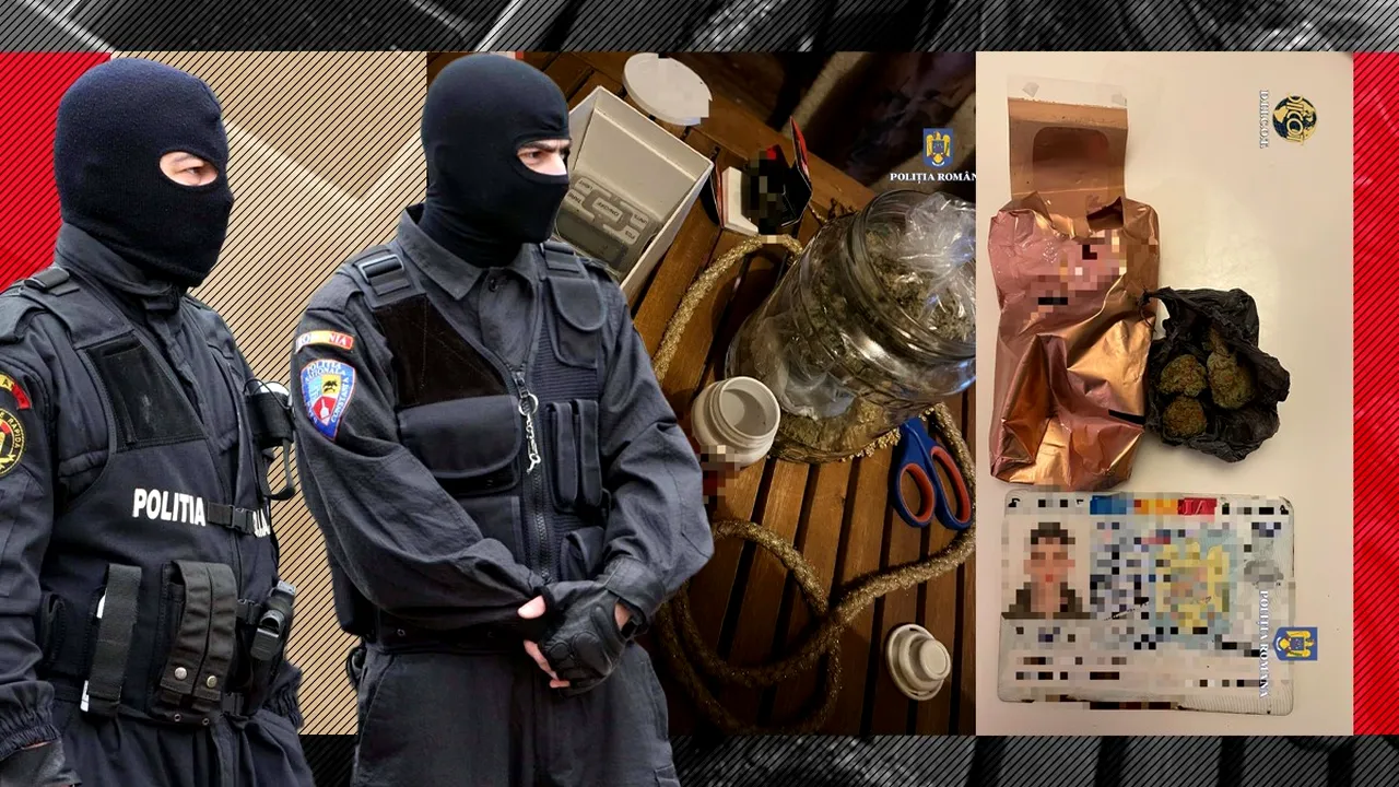 EXCLUSIV. Operațiunea „Meduza”. Ce s-a găsit la percheziții în casele copiilor de bani gata din rețeaua de trafic de droguri în licee