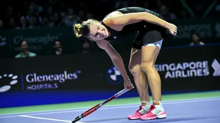 SIMONA HALEP - SERENA WILLIAMS, FINALA TURNEULUI CAMPIOANELOR LIVE. Halep: Cred că astăzi a fost meciul perfect pentru mine