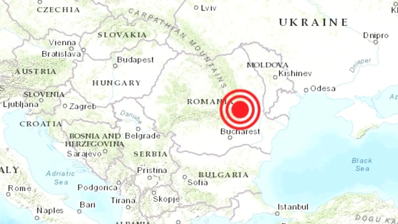 Două cutremure cu magnitudinea 4,2 în zona Vrancea, sâmbătă dimineață, la interval de o oră. Mișcările seismice s-au simțit și în București