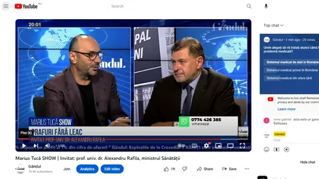 POLL Marius Tucă Show: „Unde alegeți să vă tratați atunci când întâmpinați o problemă medicală?”