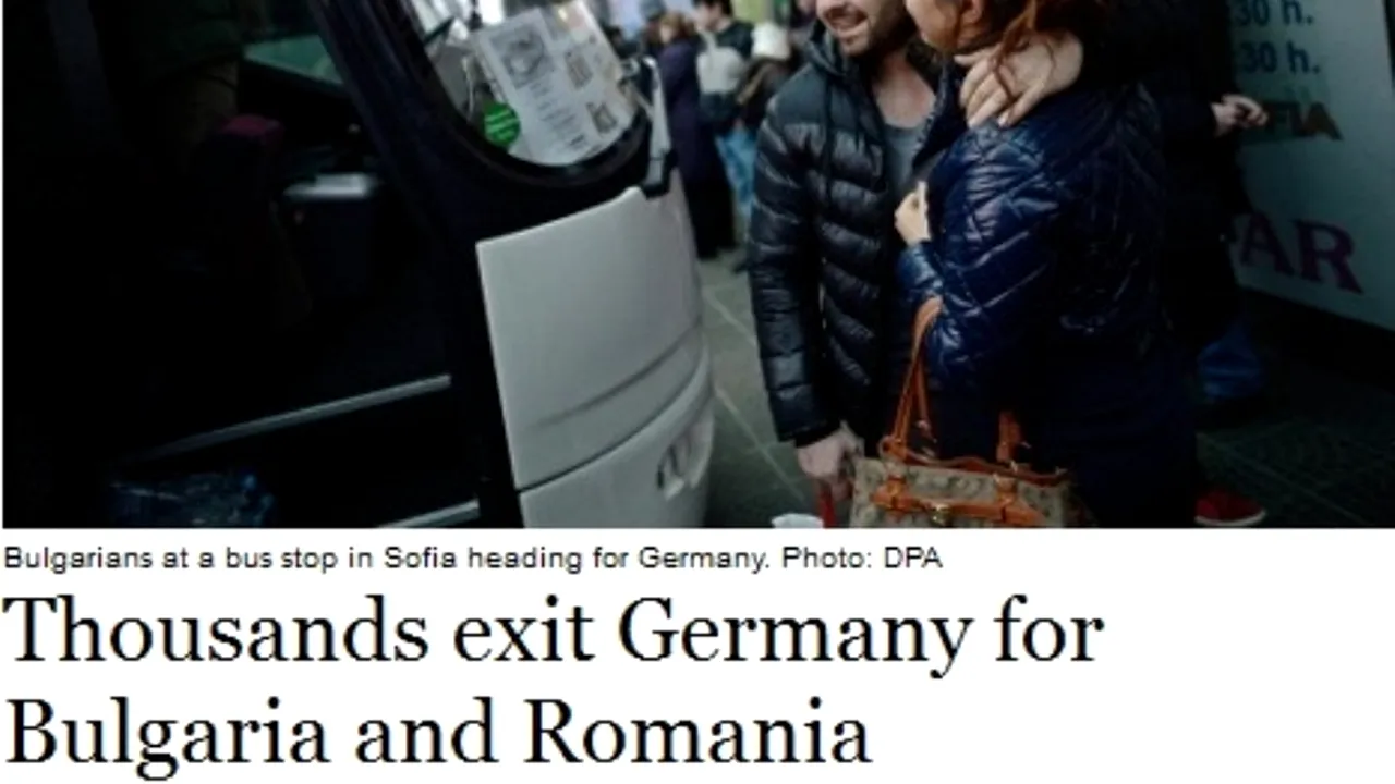 Mii de români și bulgari din Germania se întorc în fiecare lună acasă