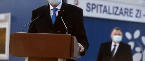 Președintele Klaus Iohannis, vizită la Spitalul Universitar de Urgență București