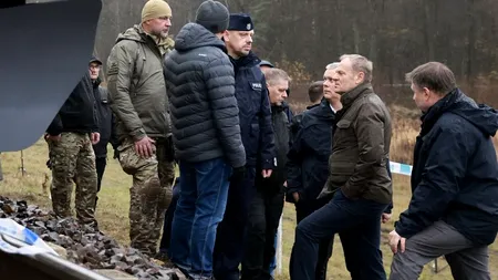 În Polonia, persoane necunoscute au detonat calea ferată pe care se transferă armament în Ucraina. Tusk vorbește despre un act de sabotaj