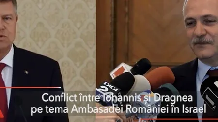 Conflict la nivel înalt, pe tema mutării Ambasadei României în Israel